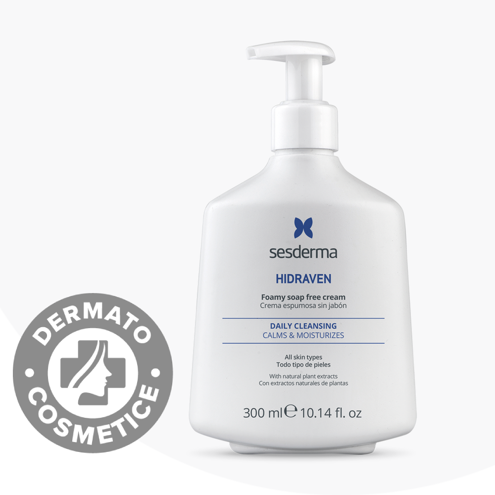 Spuma crema fara sapun Hidraven, 300ml, Sesderma