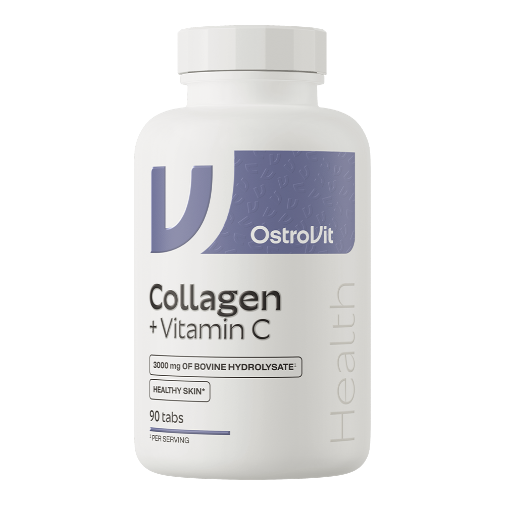 Colagen hidrolizat cu Vitamina C, 90 tablete, OstroVit