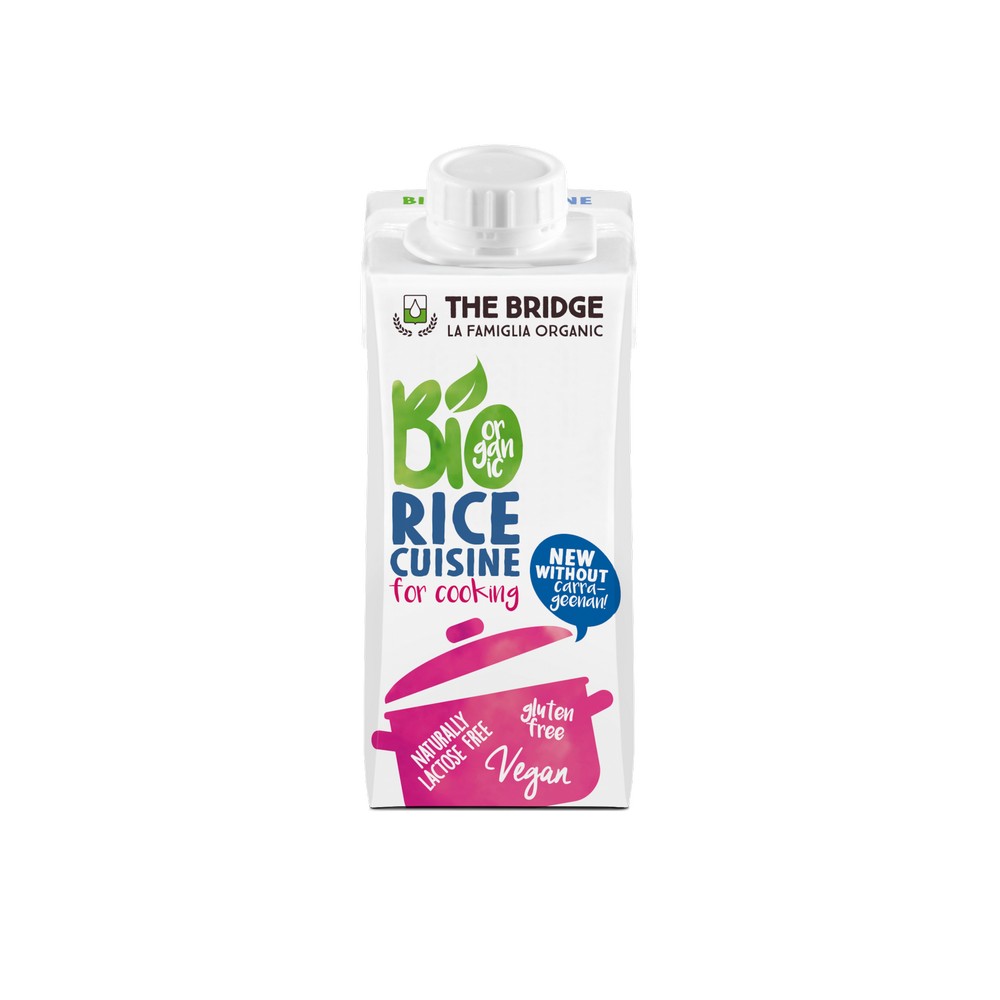 Crema ecologica din orez pentru gatit, 200ml, The Bridge