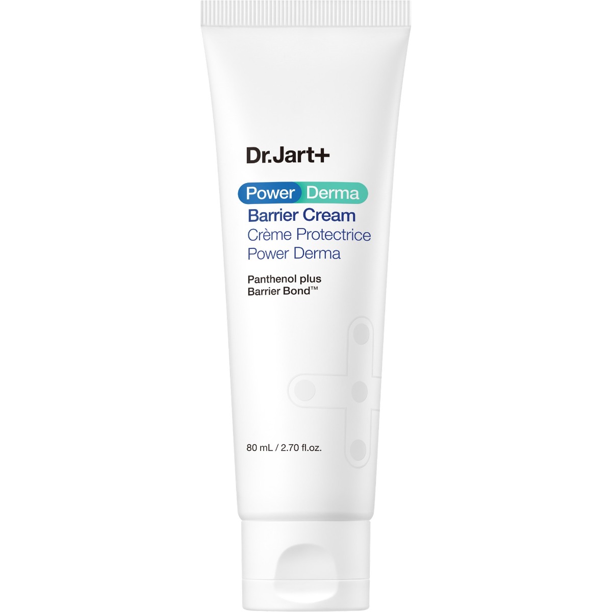 Crema hidratanta pentru ten sensibil cu pantenol si glicerina Power Derma, 80ml, Dr. Jart