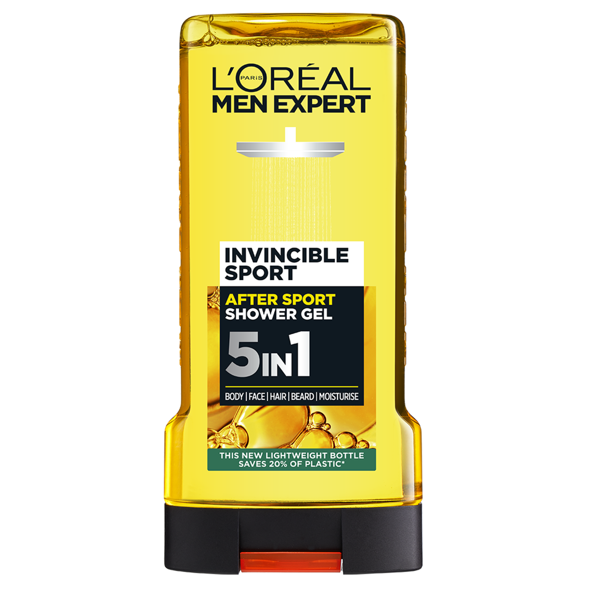 Gel de dus revitalizant pentru corp fata si barba, 300ml, L'oreal Men Expert