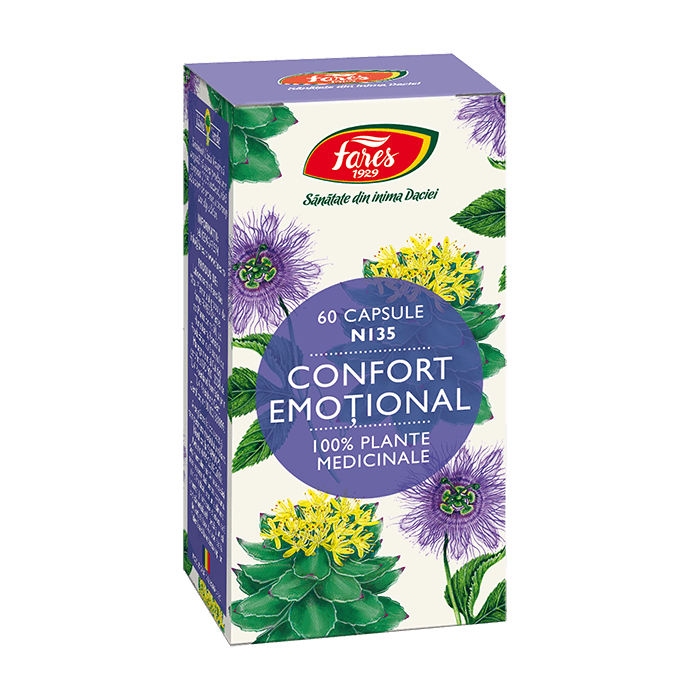 Confort emotional, 60 capsule, Fares