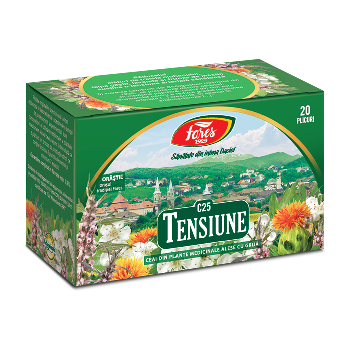 Ceai pentru tensiune, 20 plicuri, Fares