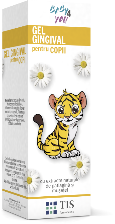 Gel gingival pentru copii Baby4You, 15ml, Tis Farmaceutic