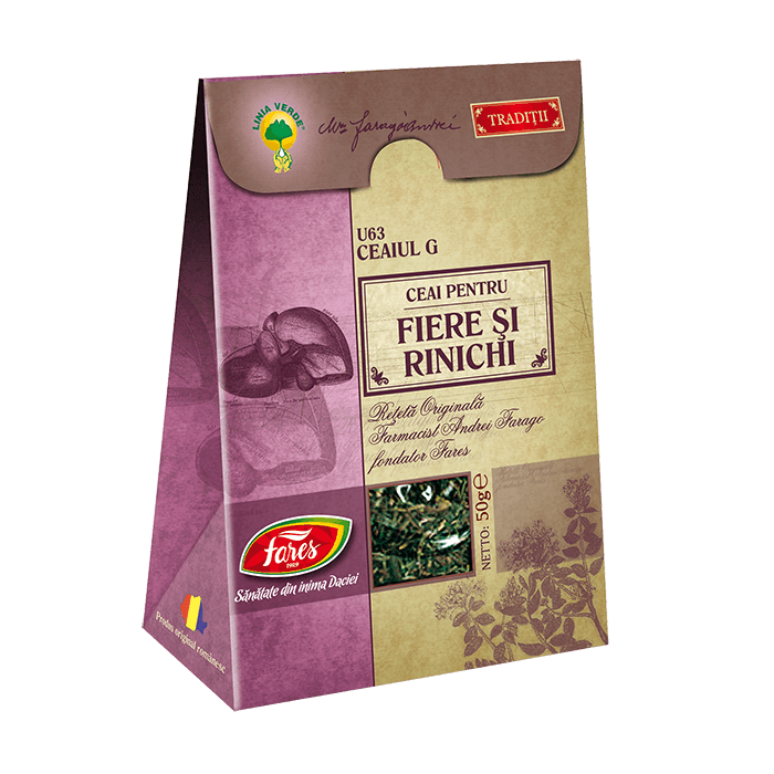 Ceai fiere si rinichi, 50g, Fares