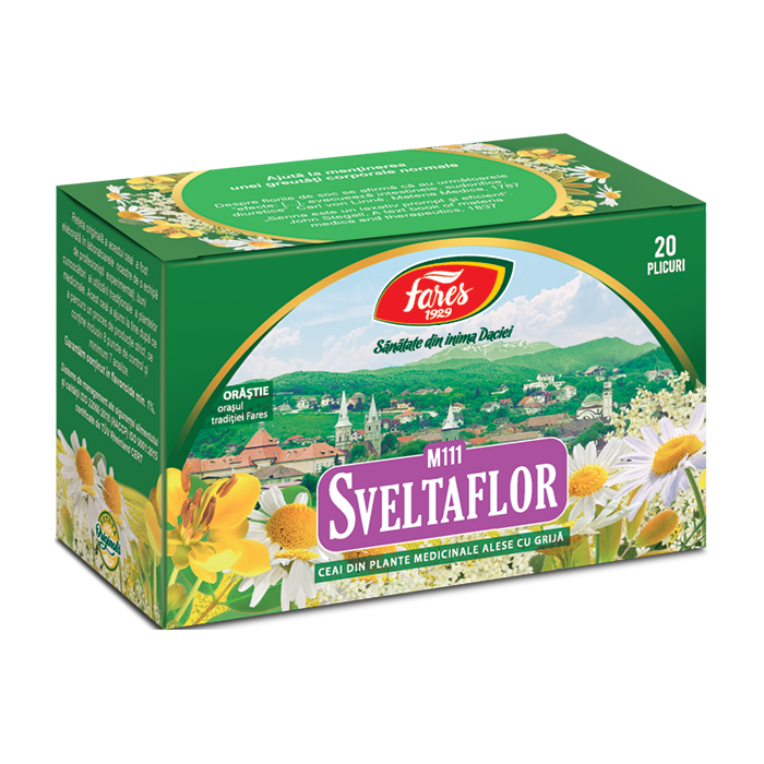 Ceai Sveltaflor, 20 plicuri, Fares