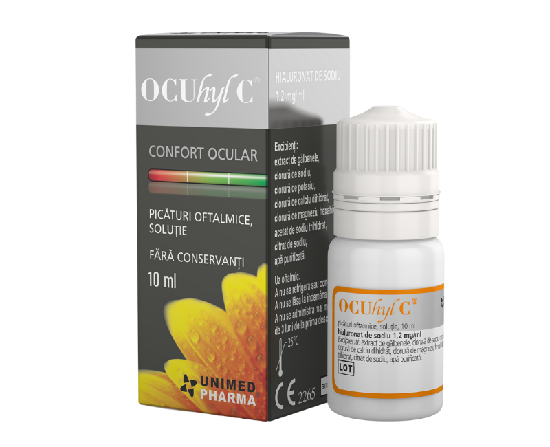 Ocuhyl C picaturi oftalmice, 10ml, Unimed Pharma