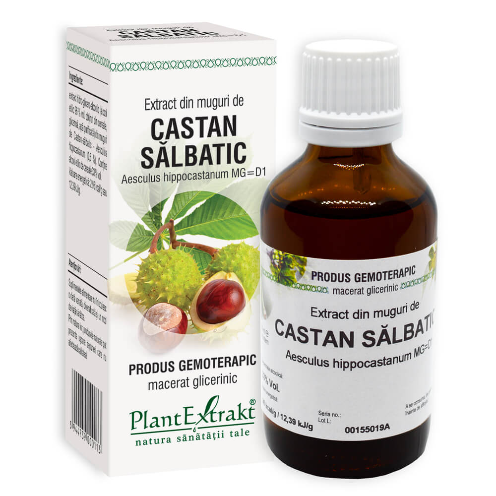 Extract din muguri de castan comestibil, 50ml, PlantExtrakt