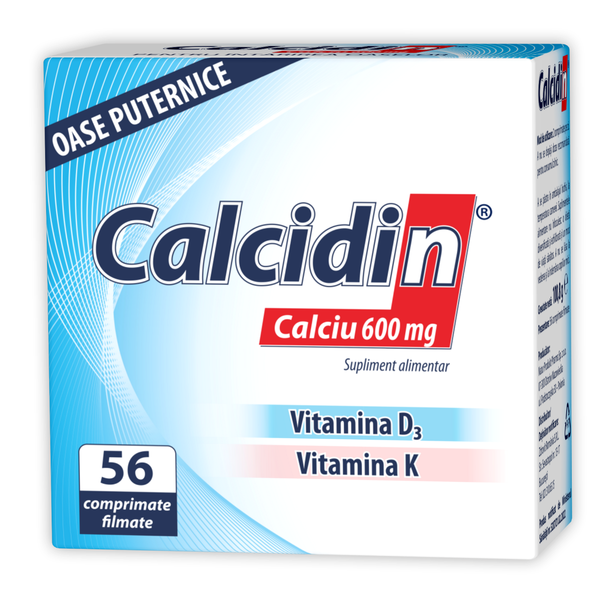 Calcidin, 56 comprimate, Zdrovit