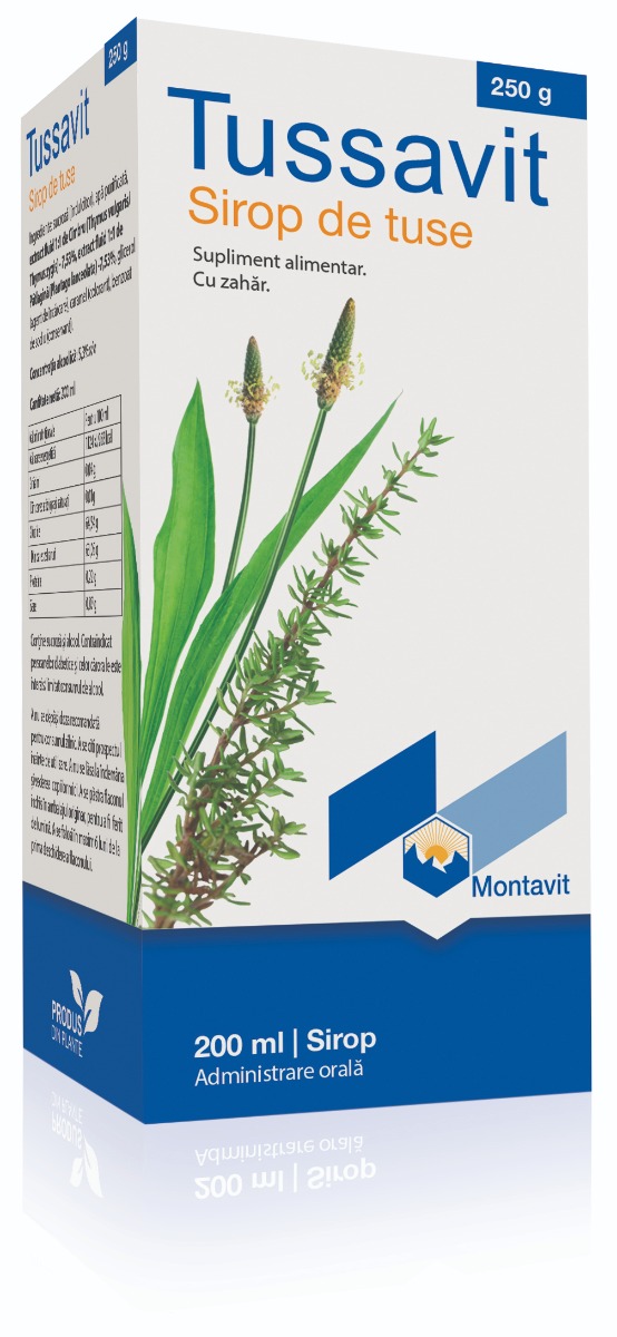 Sirop de tuse Tussavit, 250ml, Montavit
