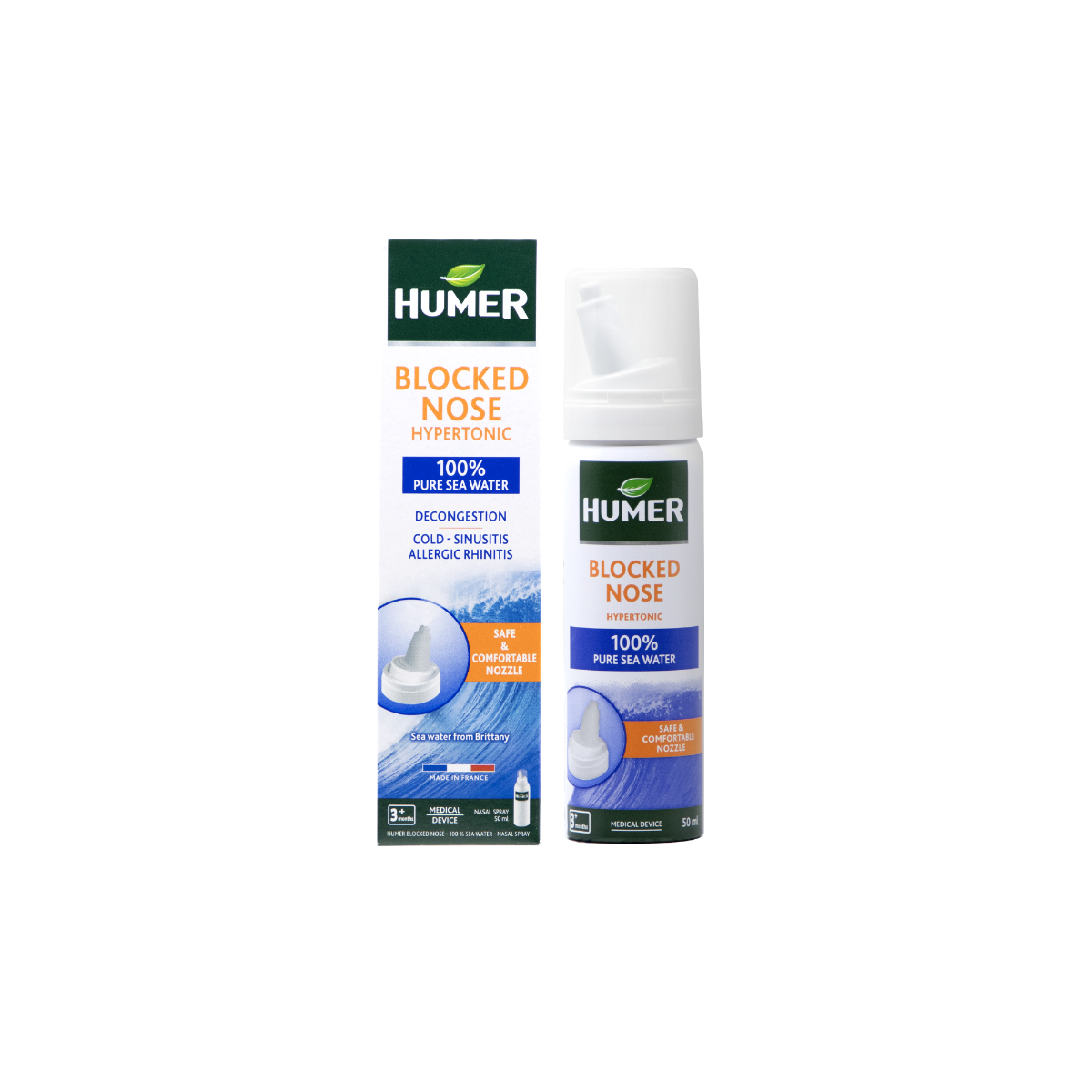 Spray nazal decongestionant, 50ml, Humer