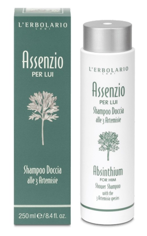 L'Erbolario Sampon si gel de dus pentru el Absinthium, 250ml