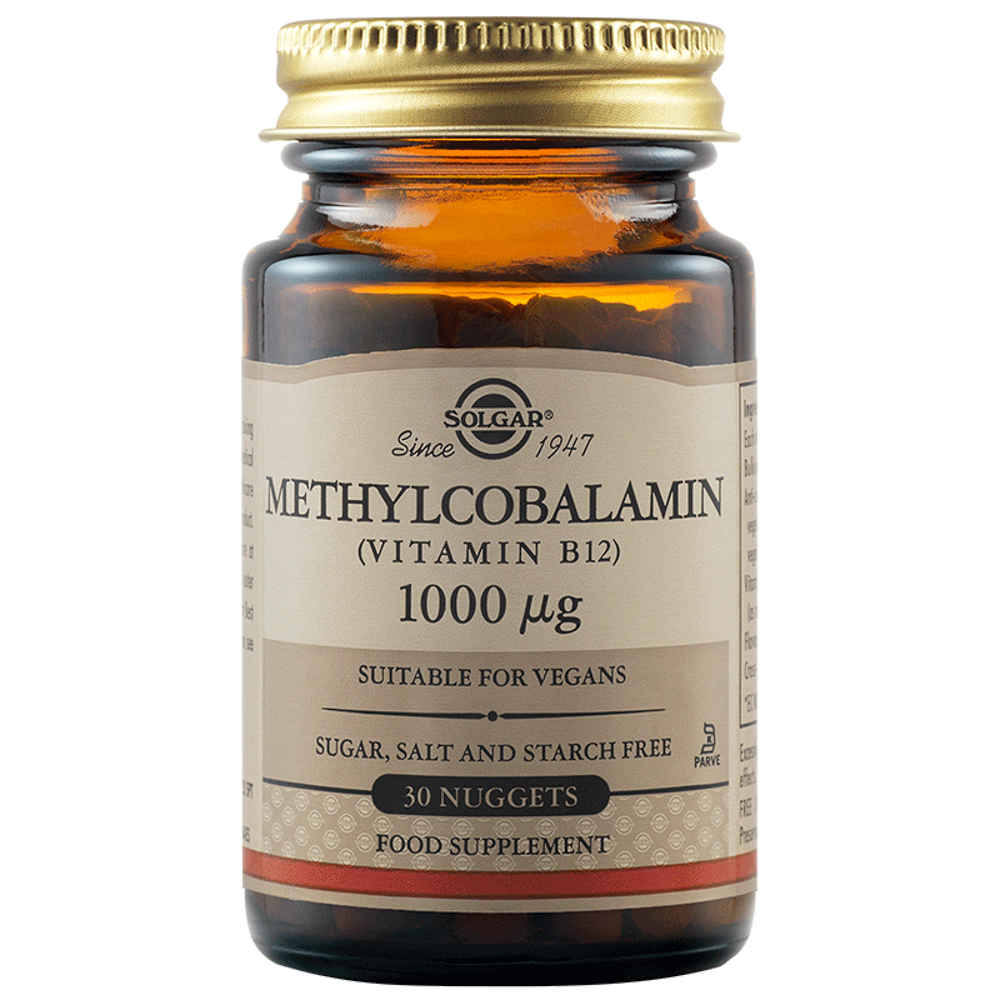 Metilcobalamina Vitamina B12 1000mcg, 30 tablete, Solgar