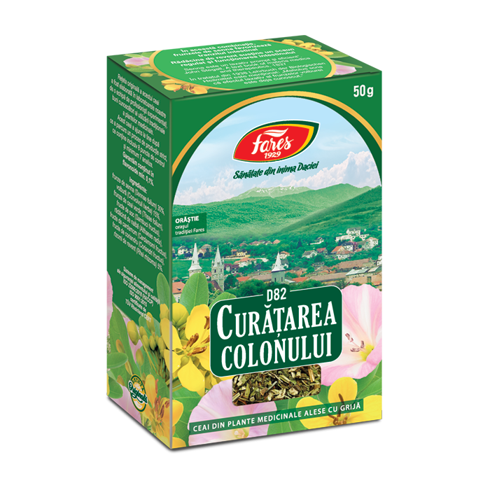 Ceai Curatarea Colonului, 50g, Fares