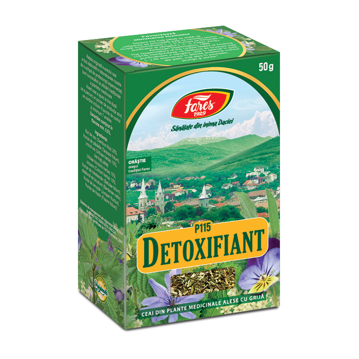Ceai detoxifiant P115, 50g, Fares