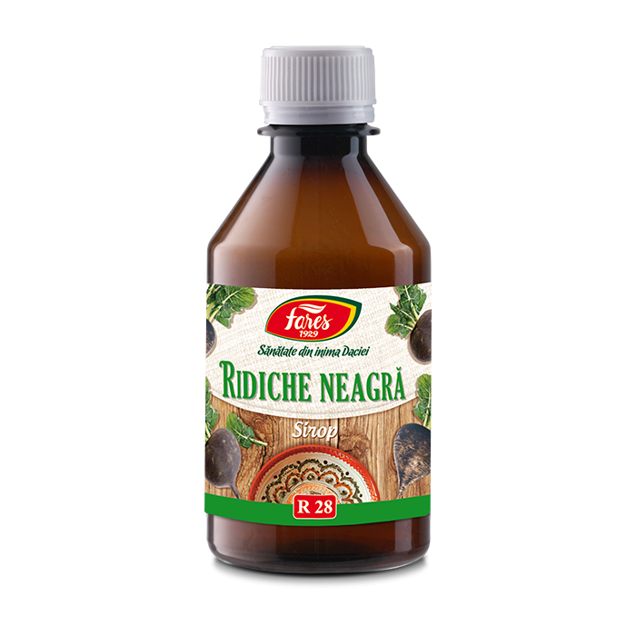 Sirop Ridiche neagra, 250ml, Fares