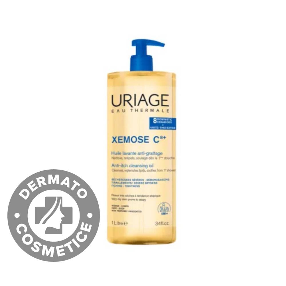 Ulei de curatare anti-prurit Xemose C8+, 1000ml, Uriage