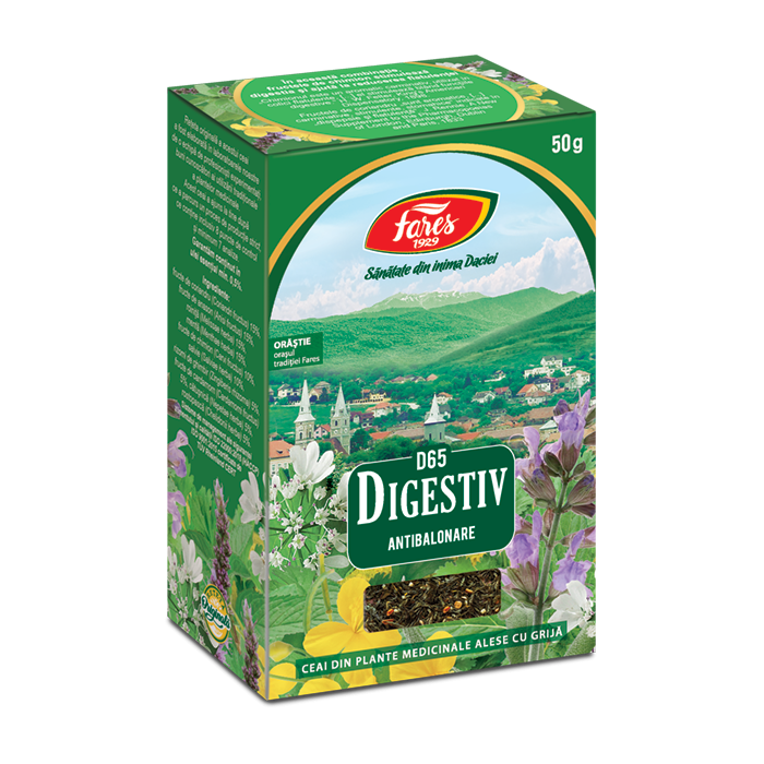 Ceai Digestiv D65, 50g, Fares