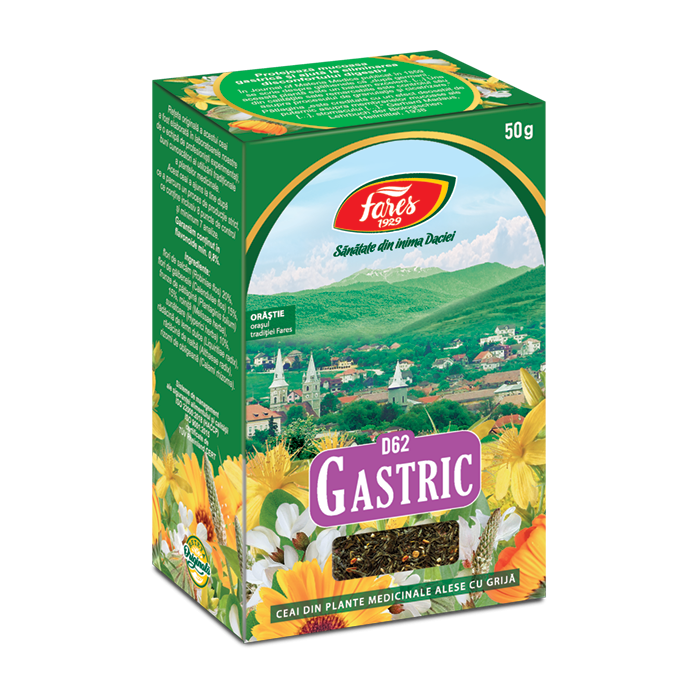 Ceai Gastric D62, 50g, Fares