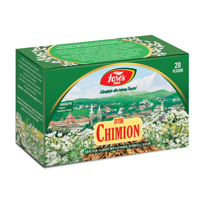 Ceai fructe de chimion D118, 20 plicuri, Fares