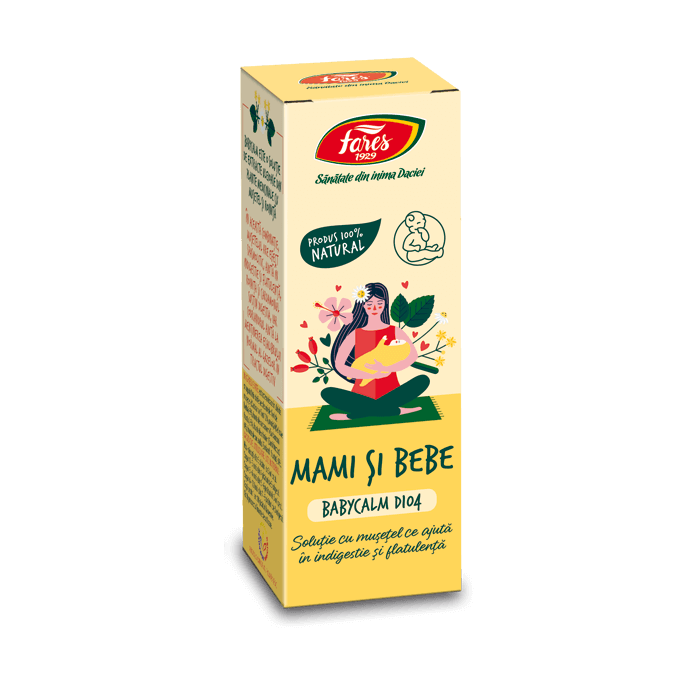 Solutie Babycalm Mami si Bebe D104, 30ml, Fares