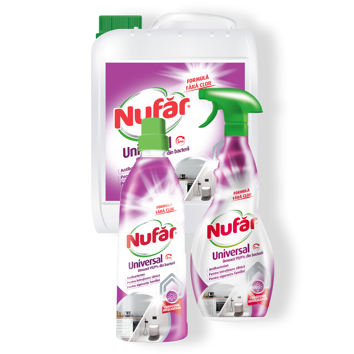 Nufăr Universal - Omoară 99,9% Din Bacterii